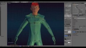 Blender 3D Mirror Bones for a Character Pose