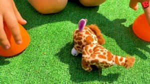 Игрушки в Яйцах с Сюрпризами | Изучаем цвета с шариками