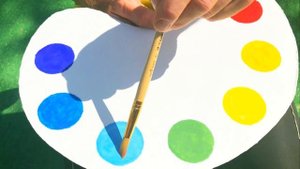 Рисование | Раскрашиваем пальчики и Учим цвета | Рисунки для самых маленьких