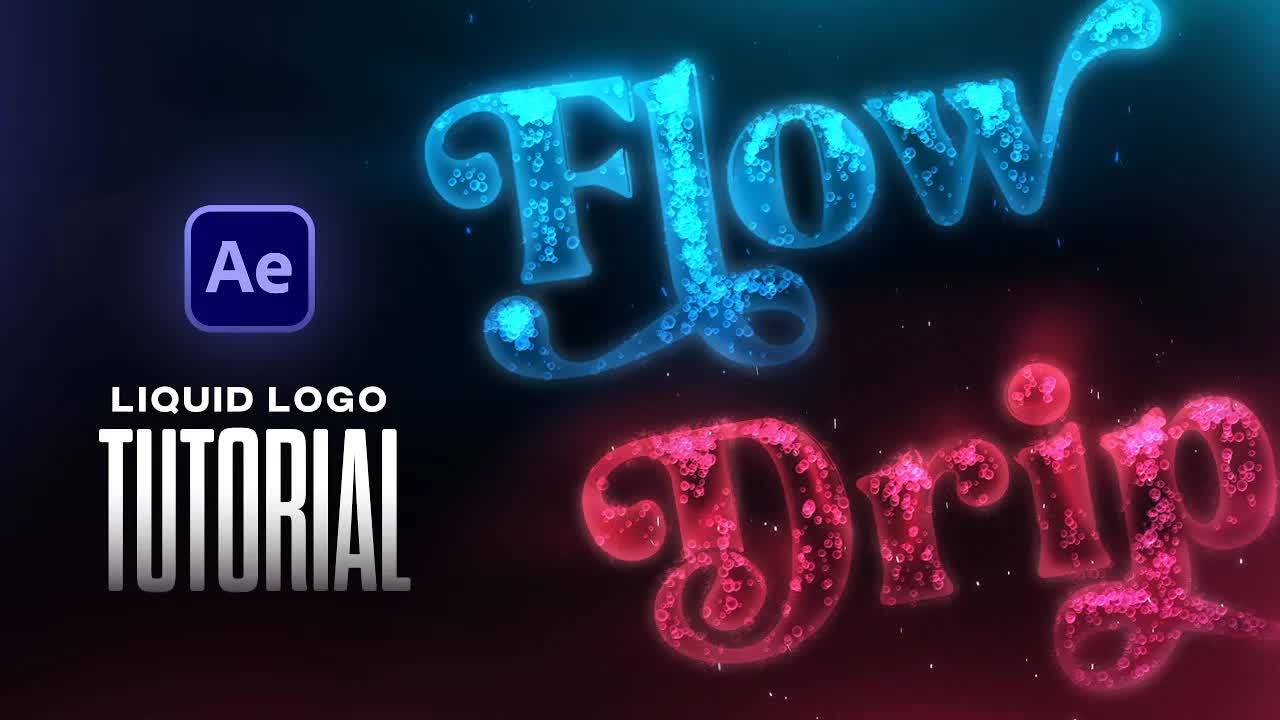 Создание жидкой анимации логотипа в After Effects