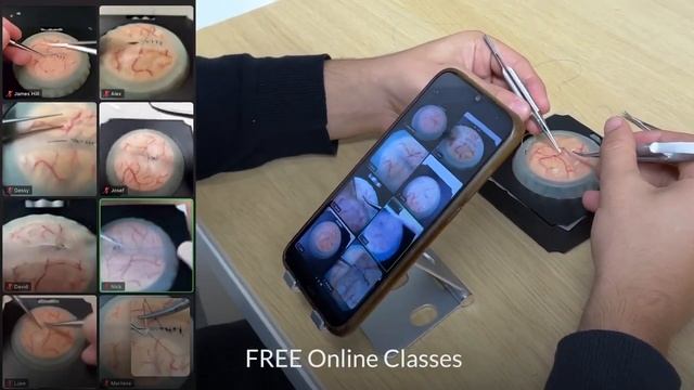 Система для отработки техники микрососудистого анастомоза и микросшивания Mycro (набор с лупами) смотреть онлайн