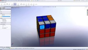 Rubik's cube - solidworks 2011