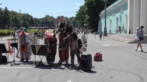 Музыка перуанских индейцев в Москве. ВДНХ-июнь-2015(кайф!!!)