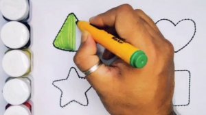 Learn 2d shapes , Drawing , Colouring , Geometry , Shapes for kids , Preschool Learning Video