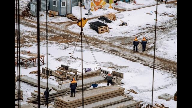 Отчет о ходе строительства ЖК "Мега" 4 очередь за февраль 2022 г. смотреть онлайн