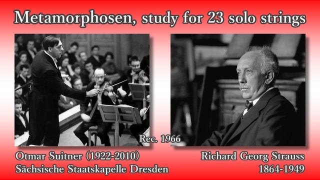 R. Strauss: Metamorphosen, Suitner & SKD (1966) R. シュトラウス メタモルフォーゼン スウィトナー смотреть онлайн