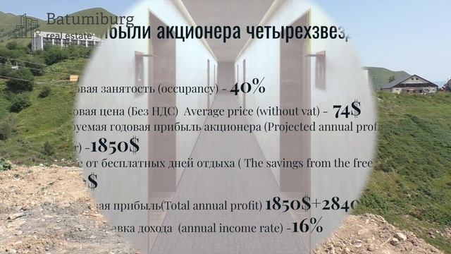 Гудаури, продажа акций отеля на горнолыжном курорте. Инвестиции в Грузию