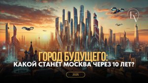 Будущее уже здесь! Как Москва изменилась за 15 лет? И что будет в 2040 году?