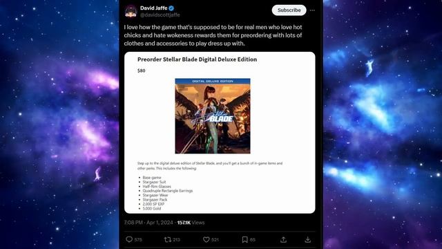 Stellar Blade EXPOSES Hypocrisy In Video Games смотреть онлайн