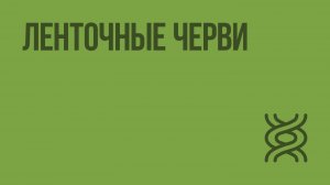 Ленточные черви. Видеоурок по биологии 7 класс