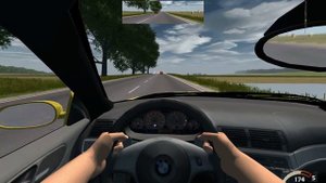 BMW M3 CSL E46 drive and crash test (Links) - WR2