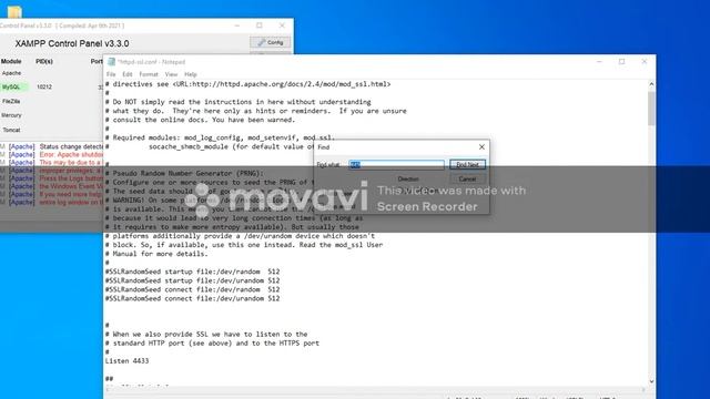 How to Solve xampp server error?#xamppserver