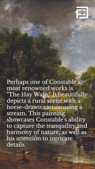 John Constable Romantic English Landscape Painter  1776 - 1837