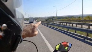 Большое путешествие  в Крым из Воронежской области с мужем на мотоцикле,когда тебе 50.день1