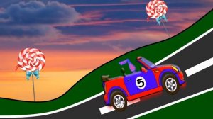 Песни для детей   Бибика   Мультик про машинки