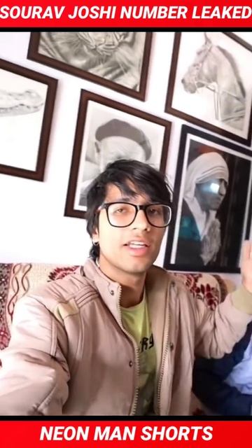 @souravjvlogs Phone Number LEAKED 😱 | Sourav Joshi Piyush Vlog Interesting Facts | #shorts