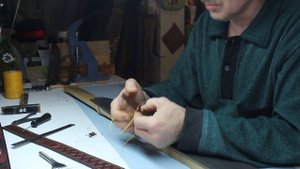 Leather Belt. Кожаный ремень .Пришиваем пряжку