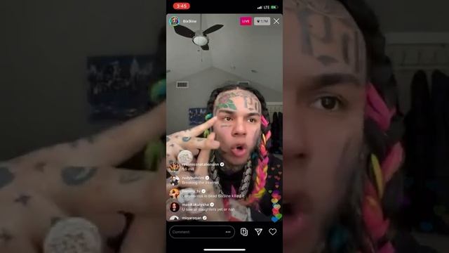 Full Video 6ix9ine GOES LIVE 2Million Views ( sixnine ) Tekashi смотреть онлайн