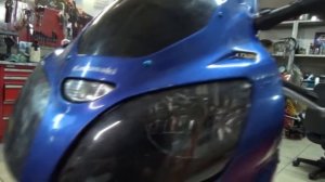 [ВРемонте]Kawasaki ZX6R 2001|колодки|тормозная жидкость (часть 7)
