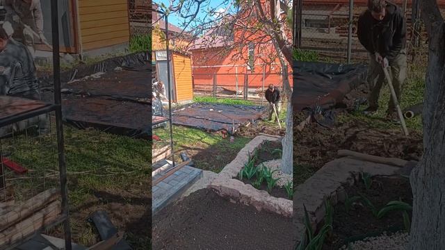 Строительство бетонной площадки под бассейн за 1 день
