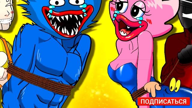 ТОП 10 ПАРОДИЙ - ЧЕРНАЯ И РОЗОВАЯ КИСИ МИСИ ► ПЕСНИ Смешные POPPY PLAYTIME Анимации