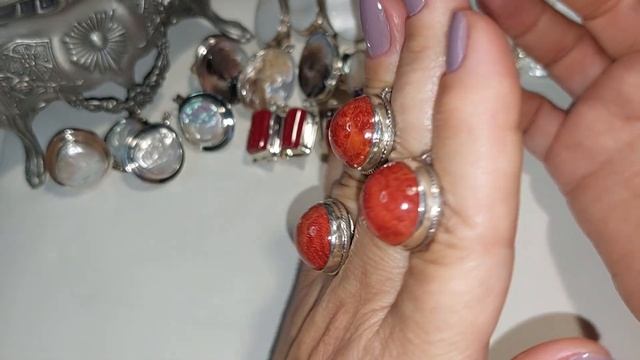 47. Красивые серебряные комплекты и бусы 🤗💎 смотреть онлайн