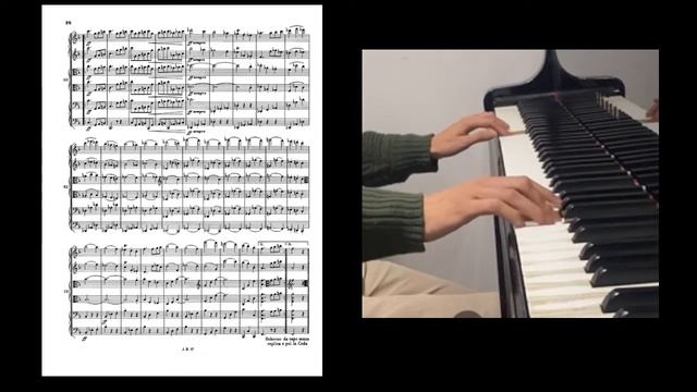 [Score Reading Practice #25] Brahms: String Sextet No.1 Op.18 3rd mov.