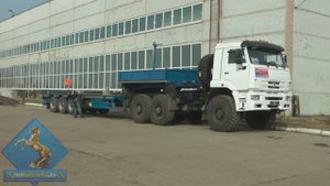 Разработали и изготовили трал под седельный тягач КАМАЗ 65221