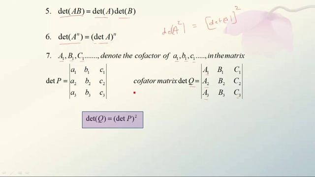 ECET MATHS MATRICES-4 (BASIC CONCEPTS OF DETERMINANT, ADJOINT MATRIX & INVERSE OF SQUARE MATRIX)