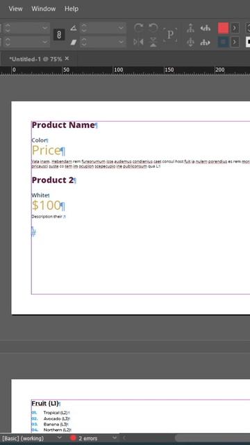 How to create multiple page sizes in an InDesign document | AR. Graphics