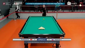 Ратбеков Ызатбек - Карасов Андрей XII турнир по бильярдному спорту «Кубок Мэра Москвы».