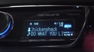 Pioneer carrozzeria DEH-P760 + DENON DSV-1 volume level meter W203 パイオニアCDデッキ+アナログメーター