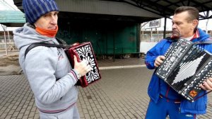 Гармонисты Игорь Шульгин, Пётр Ефремов.г.Орёл.