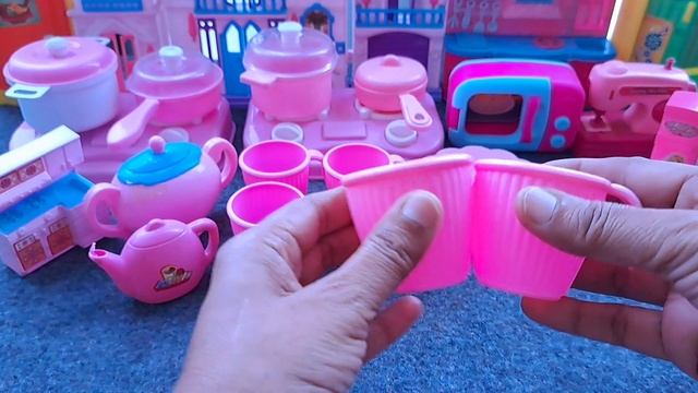 ASMR 5 minutes Satisfying with Unboxing Hello Kitty Sanrio Kitchen Set ll Cooking toys  l tiny toy