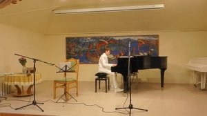 Фёдор Выграненко играет свои сочинения, "Игру" и "Бессонницу".