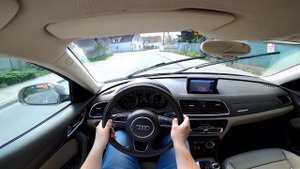 Audi Q3 2.0 tfsi 170HP S-tronic (2012) POV Test Drive & Acceleration 0-100