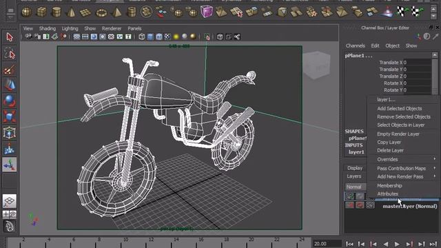 How to apply Ambient Occlusion in Autodesk Maya смотреть онлайн