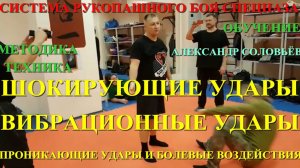ШОКИРУЮЩИЕ , ВИБРАЦИОННЫЕ , ПРОНИКАЮЩИЕ УДАРЫ и БОЛЕВЫЕ ВОЗДЕЙСТВИЯ . Соловьёв СИСТЕМА РБ СПЕЦНАЗА