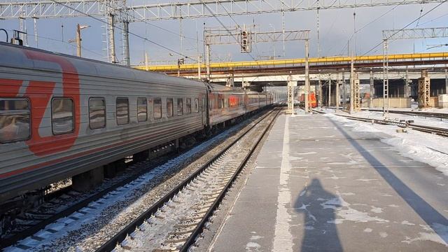 159-ый, но не Аврора. Электровоз ЭП2К-219 с поездом 159 Петразоводск-Москва