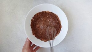 Шоколадный овсяноблин со шротом расторопши и мягким творогом
