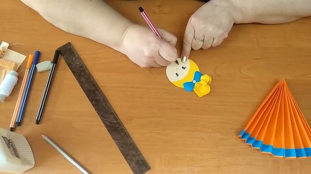 лялька маріонетка з паперу/ поробки для дітей