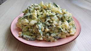 Быстрый салат из простых ингредиентов на скорую руку. Готовится быстро и просто-получается вкусно!