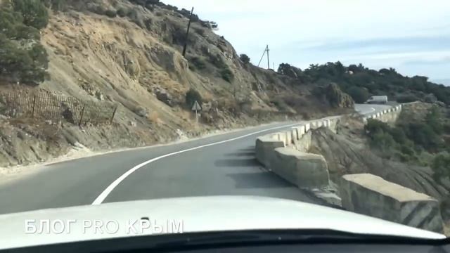 Новая дорога из Нового Света в Судак😃Крым.С наступающим!! смотреть онлайн