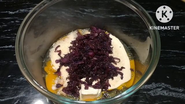 فلان بالمكور وصلصة اللشوكا. flan di cavolo viola con salsa di acciughe смотреть онлайн