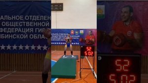 Областная сельская спартакиада "Уральская метелица". Толчок 32кг 104 повтора.