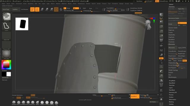 Autodesk 3ds Max, Zbrush, Substance Painter - Old Iron Barrel