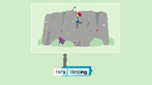 ACADEMY STARS 2 GRAPHIC GRAMMAR - PRESENT CONTINUOUS (video)