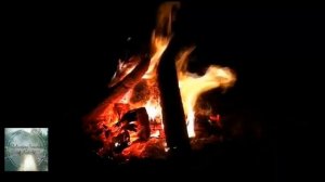 Ночной костер. Раслабляющие, потрескивающие звуки.