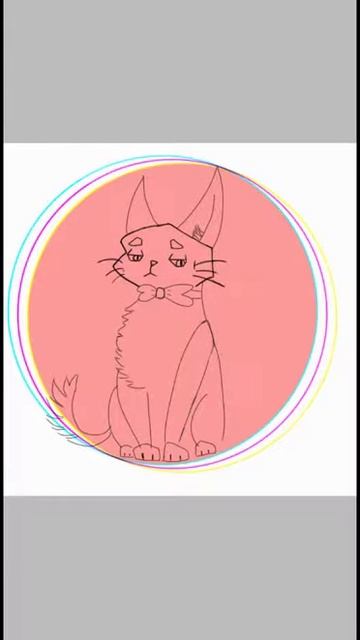 Рисую кота в Ibis Paint X смотреть онлайн