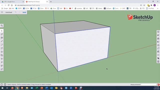 Intro To SketchUp for Schools 4 Keyboard Shortcuts